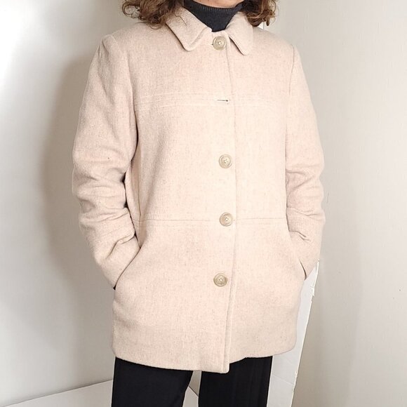 London fog Plaid Wool Blend Coat - Picture 2 of 8